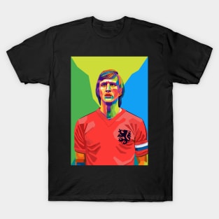 Johan Cruijff pop art T-Shirt